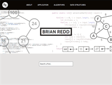 Tablet Screenshot of brianredd.com